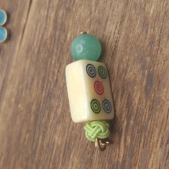 Ancient tribal jade precious stone necklace pendant - Picture 4 of 5